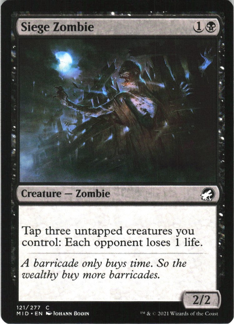 Siege Zombie #121 NM