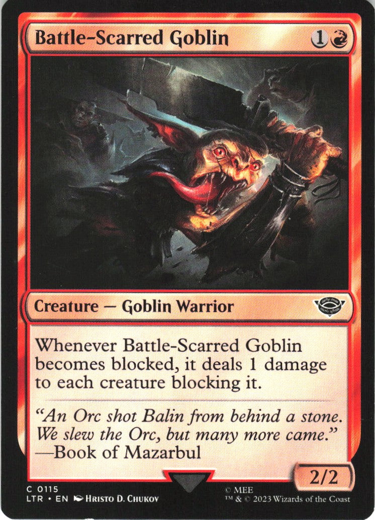 Battle-Scarred Goblin #115 NM