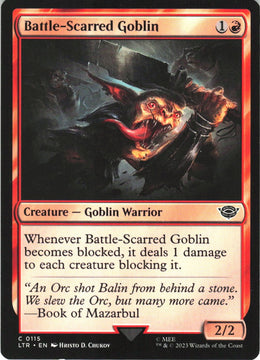 Battle-Scarred Goblin #115 NM