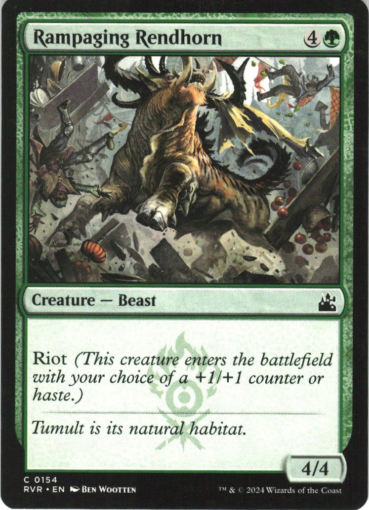 Rampaging Rendhorn #154 NM