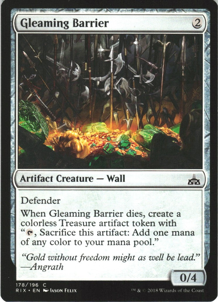 Gleaming Barrier #178 NM