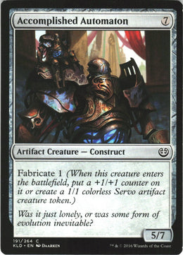 Accomplished Automaton #191 NM