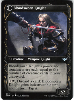 Bloodsworn Squire // Bloodsworn Knight #289 NM