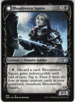 Bloodsworn Squire // Bloodsworn Knight #289 NM