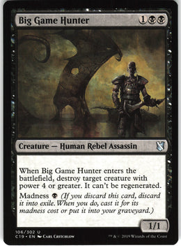 Big Game Hunter #106 NM
