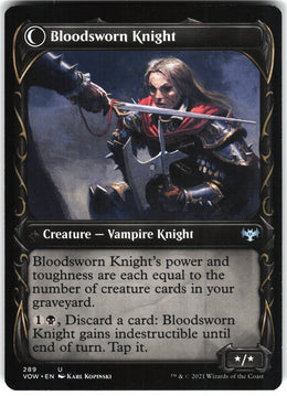 Bloodsworn Squire // Bloodsworn Knight #289 NM