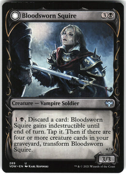 Bloodsworn Squire // Bloodsworn Knight #289 NM