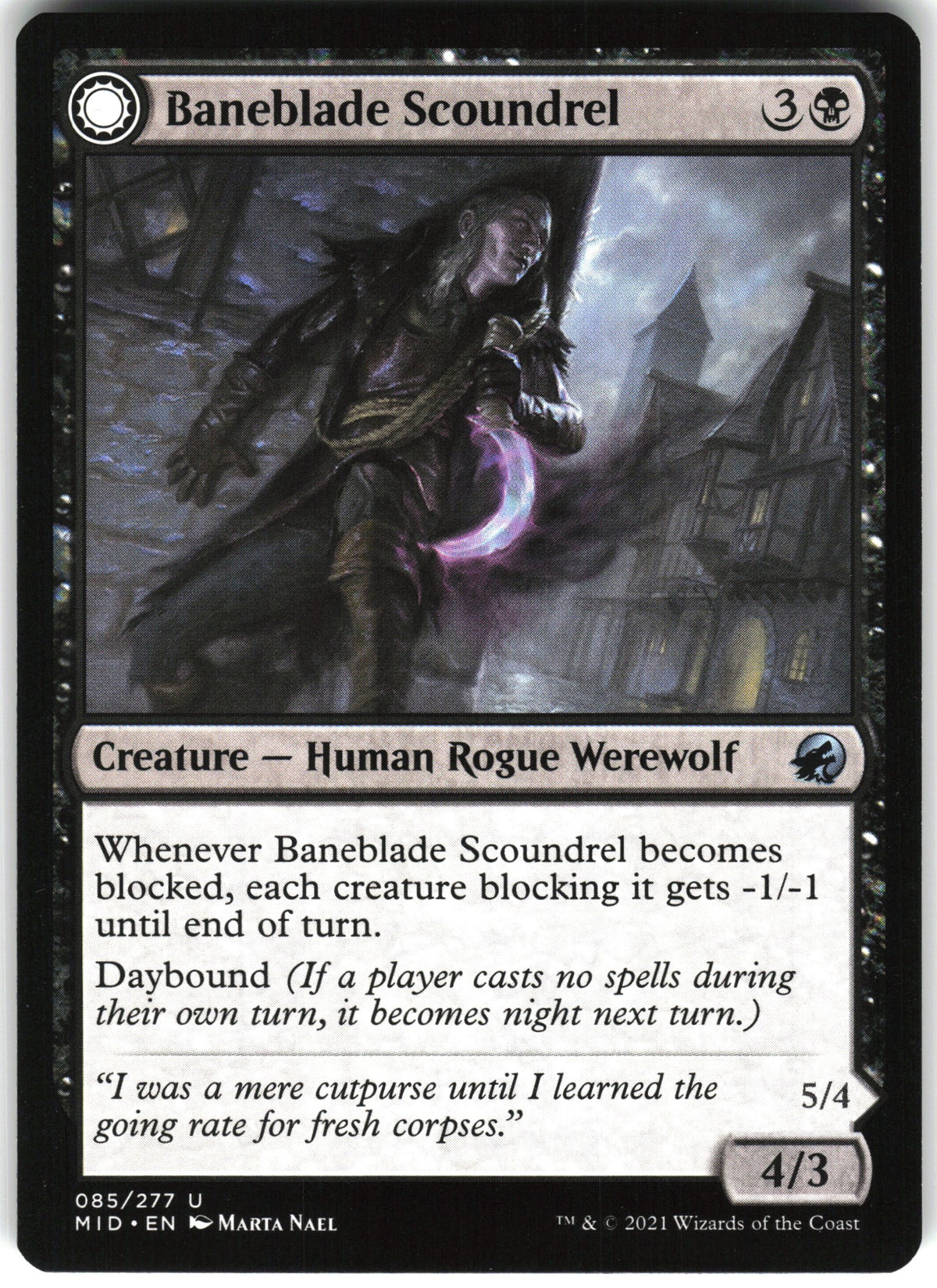 Baneblade Scoundrel // Baneclaw Marauder #85 NM