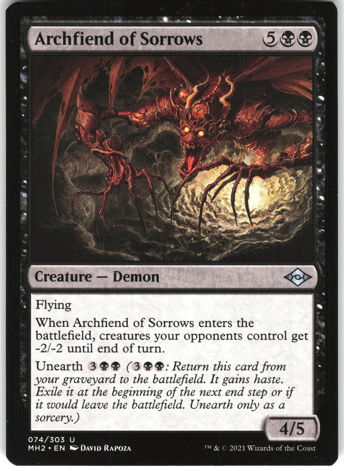 Archfiend of Sorrows #74 NM