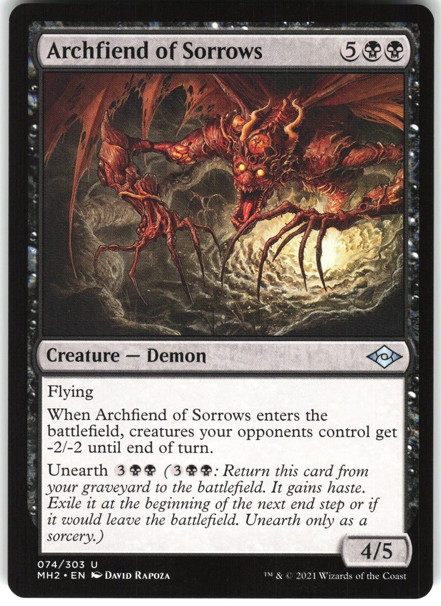 Archfiend of Sorrows #74/303 Modern Horizons 2 MTG Non-Foil English