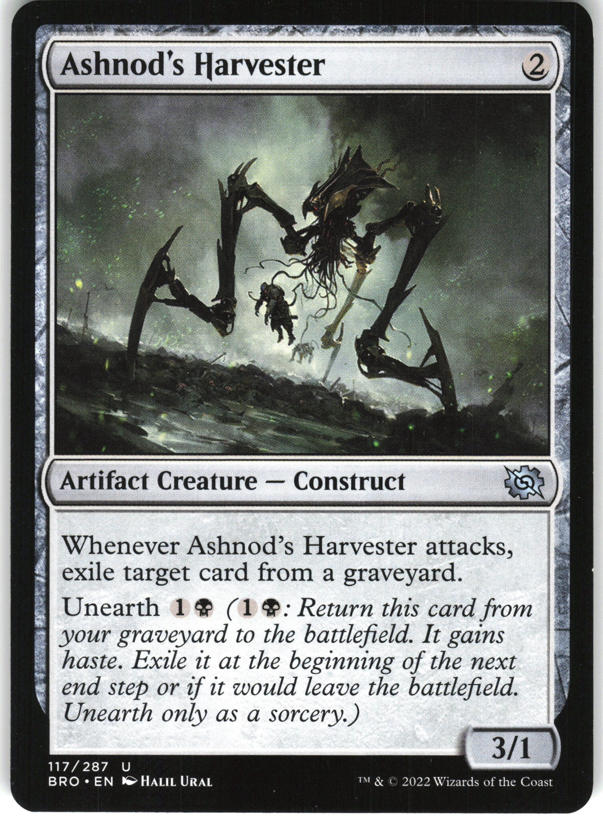 Ashnod's Harvester #117 NM