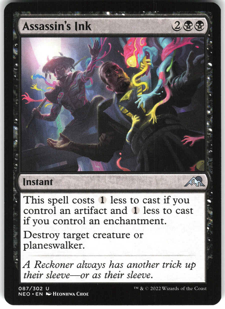 Assassin's Ink #87/302 Kamigawa: Neon Dynasty MTG Non-Foil English