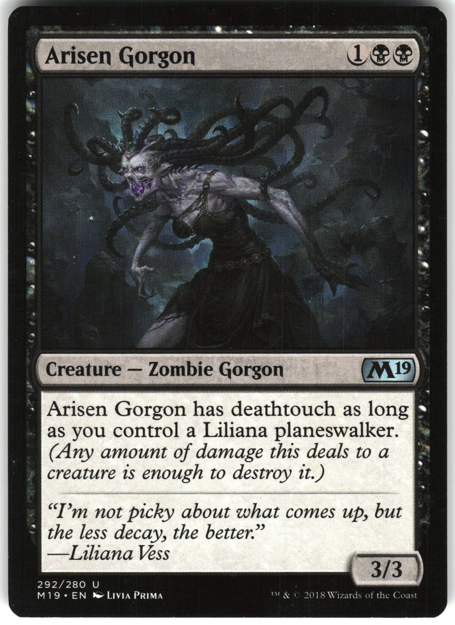 Arisen Gorgon #292/280 Core Set 2019 MTG Non-Foil English