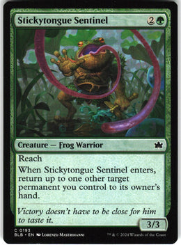 Stickytongue Sentinel #193 NM