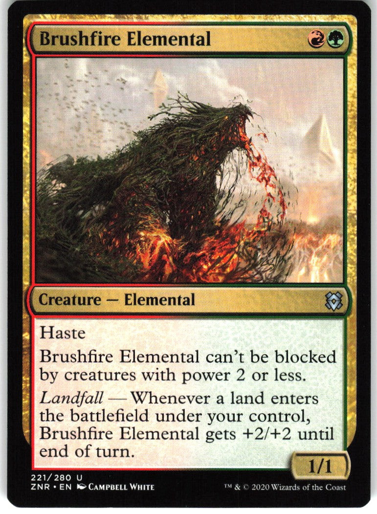 Brushfire Elemental #221 NM