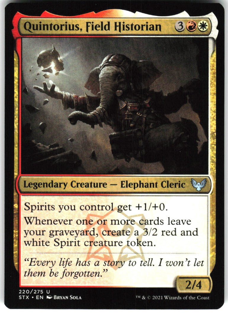 Quintorius, Field Historian #220 NM