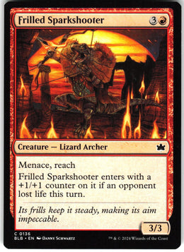 Frilled Sparkshooter #136 NM