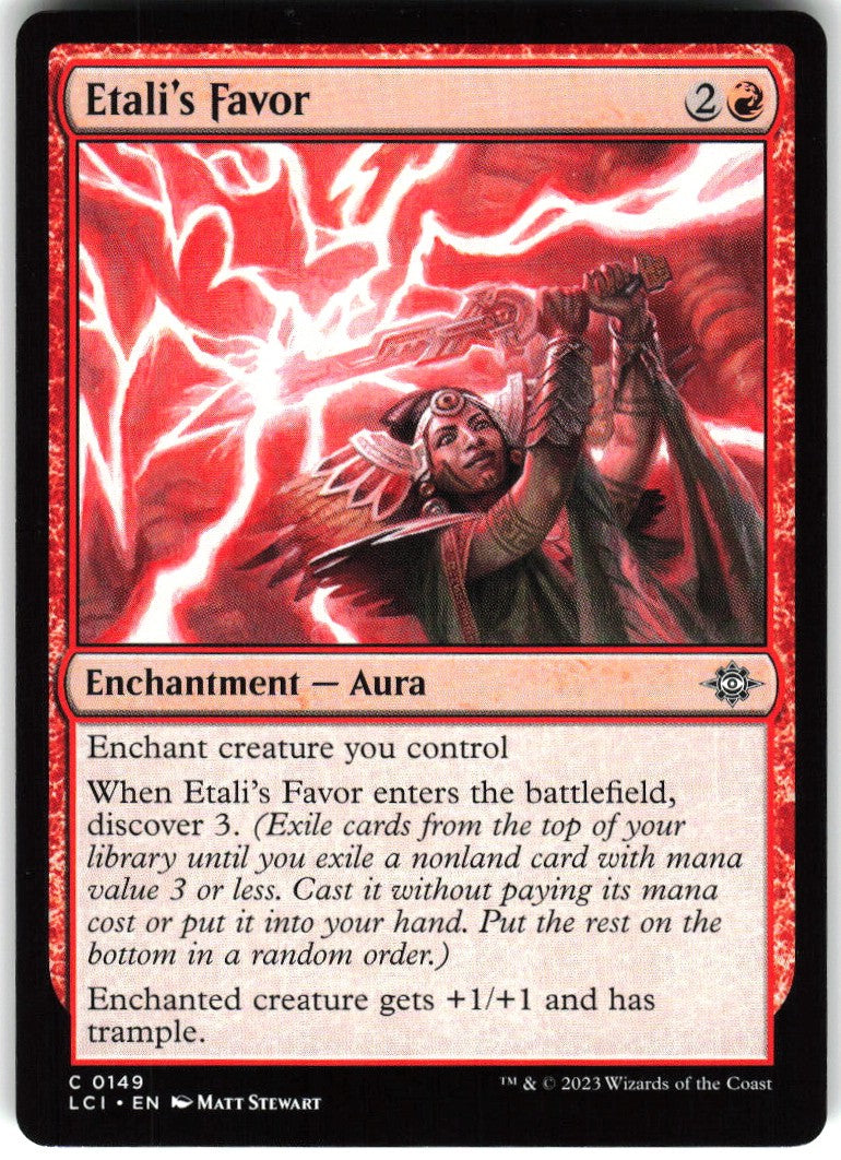 Etali's Favor #149 NM