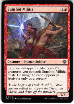 Sunshot Militia #168 NM