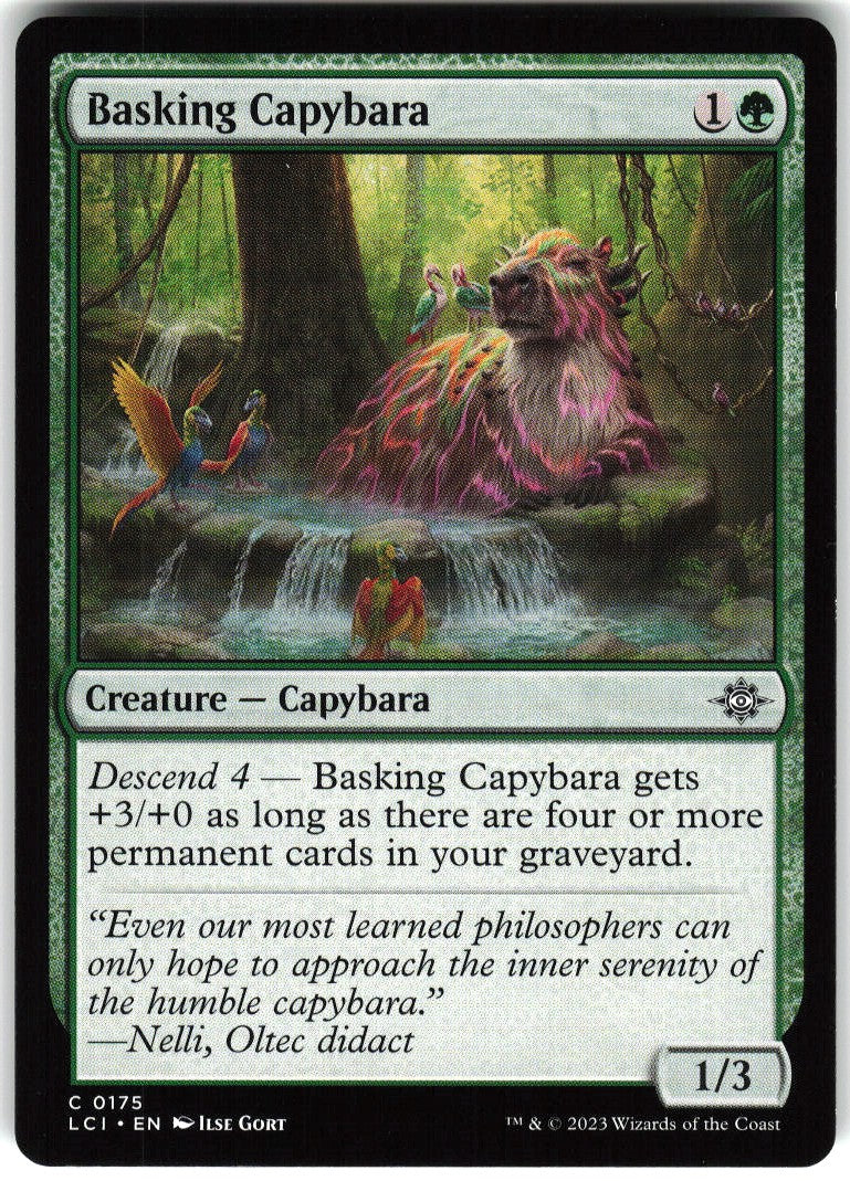 Basking Capybara #175 NM