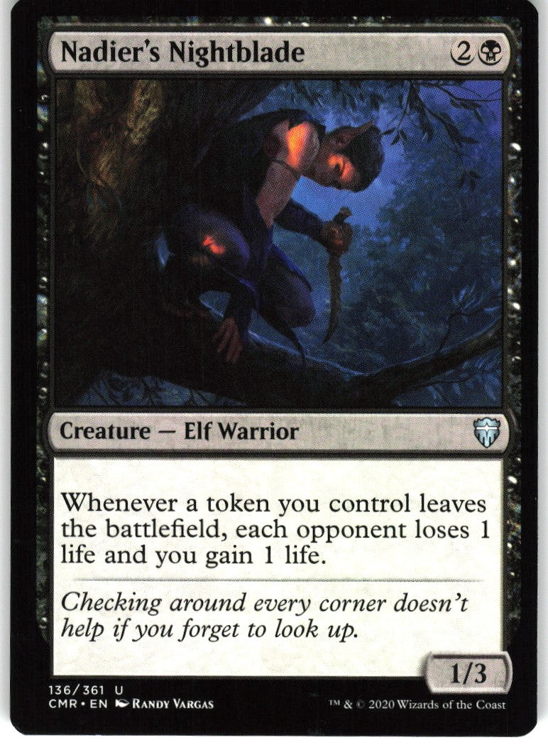 Nadier's Nightblade #136 NM