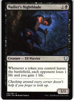 Nadier's Nightblade #136 NM