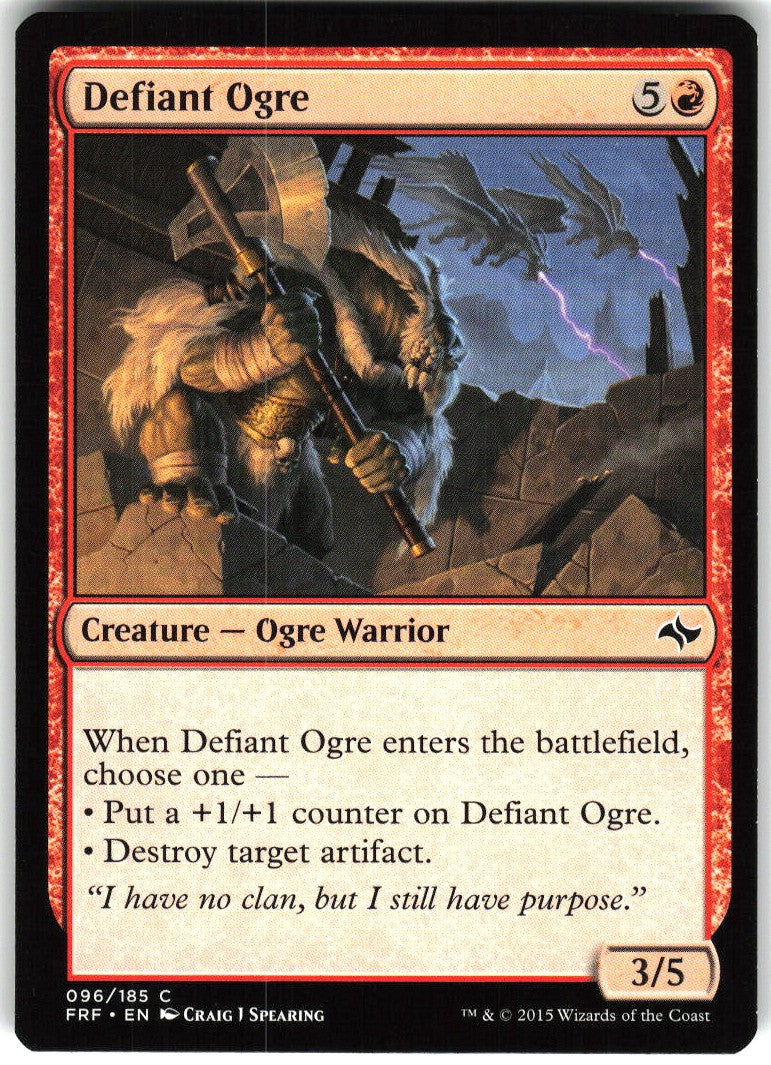 Defiant Ogre #96 NM