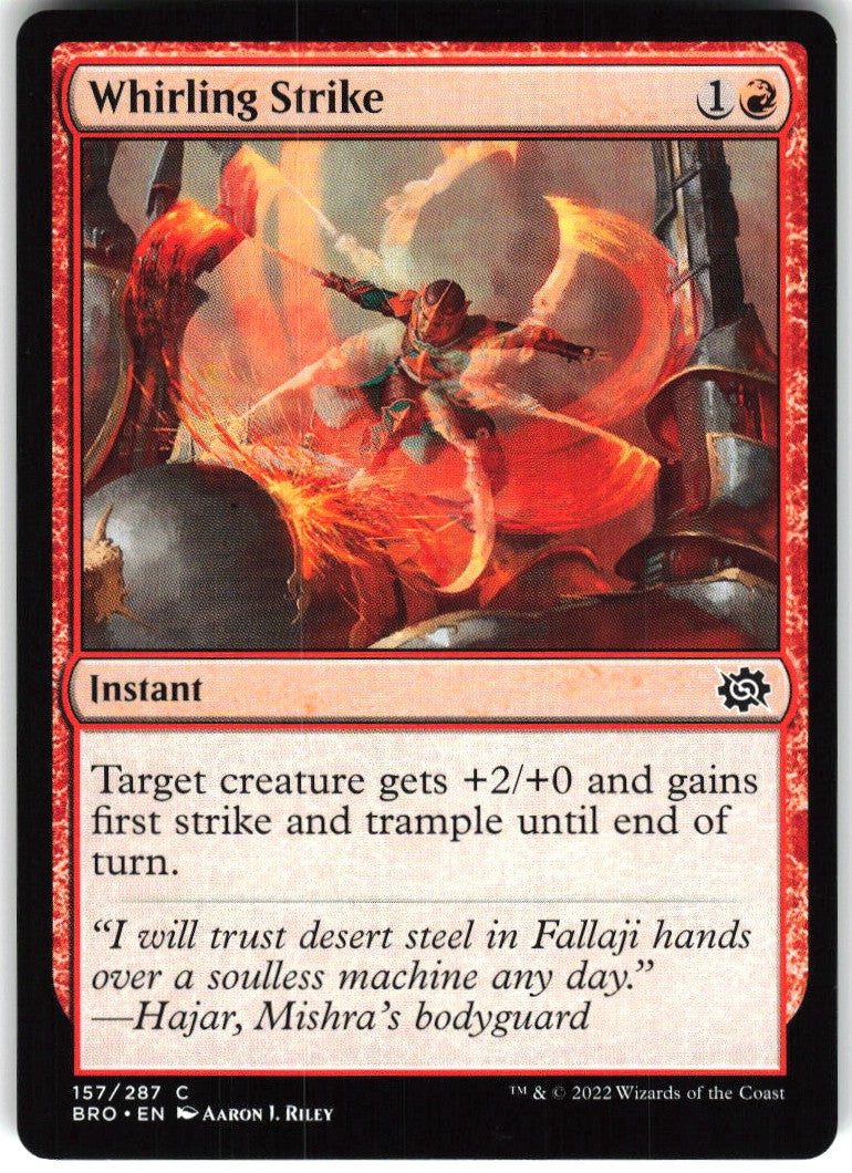 Whirling Strike #157 NM