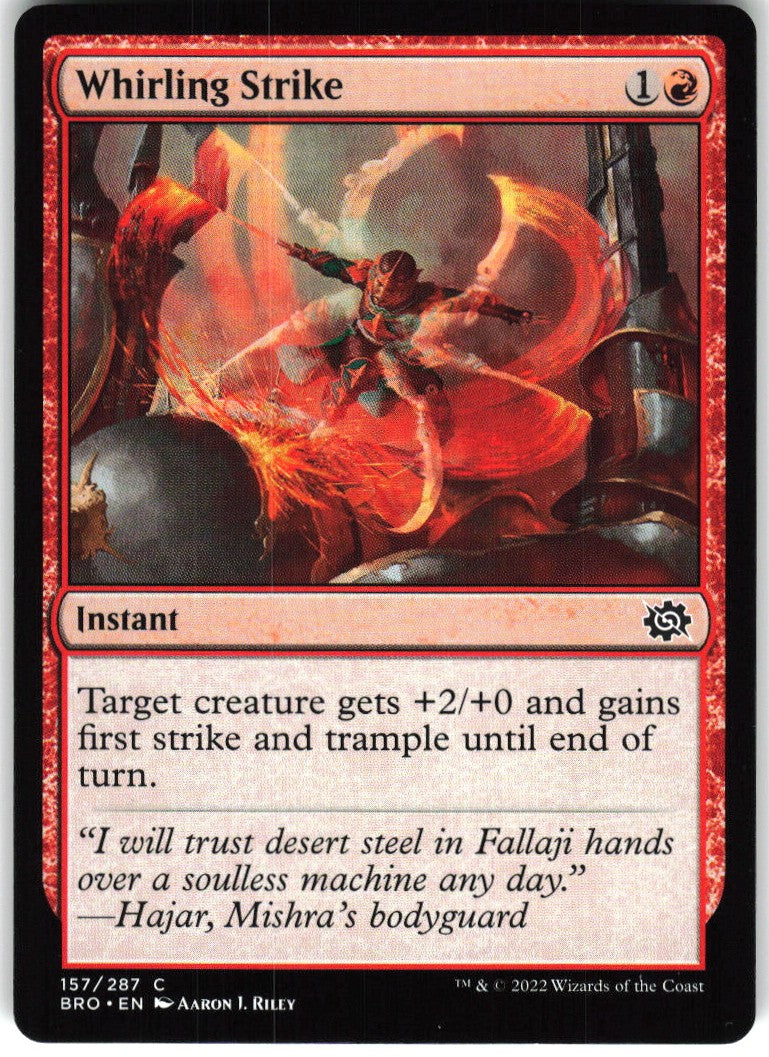 Whirling Strike #157 NM