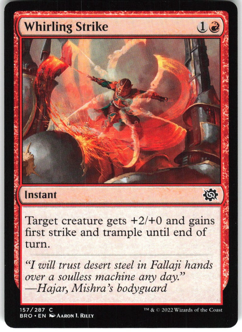 Whirling Strike #157 NM