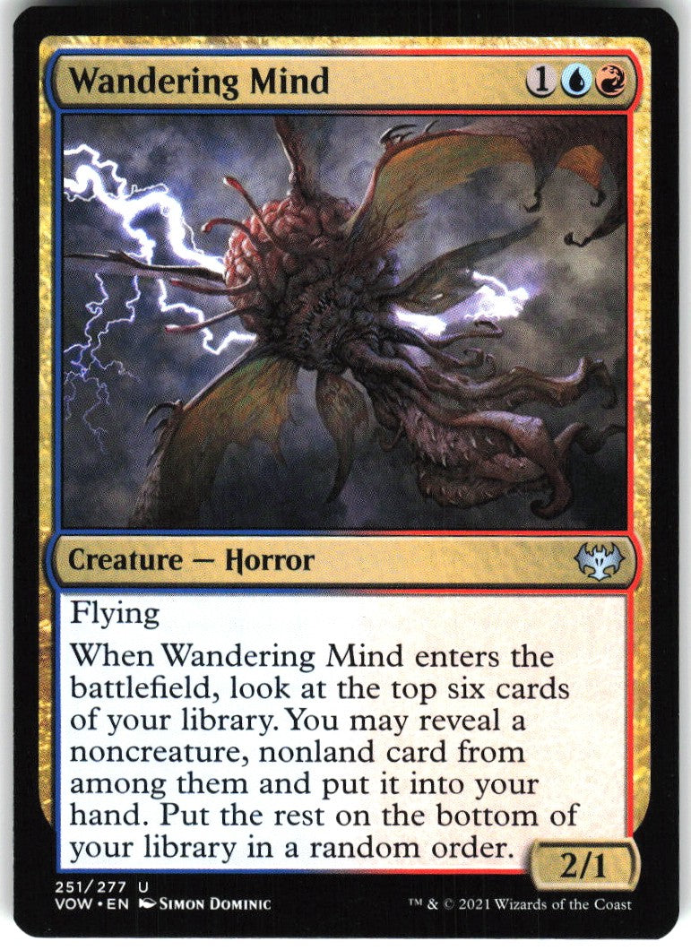 Wandering Mind #251/277 Innistrad: Crimson Vow MTG Non-Foil English