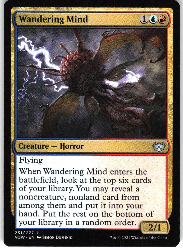 Wandering Mind #251/277 Innistrad: Crimson Vow MTG Non-Foil English