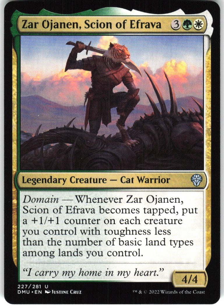 Zar Ojanen, Scion of Efrava #227/281 Dominaria United MTG Non-Foil English