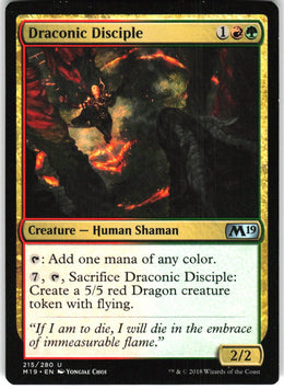 Draconic Disciple #215 NM