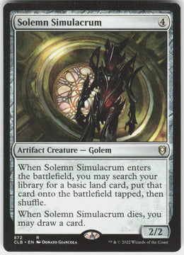 Solemn Simulacrum #872 NM