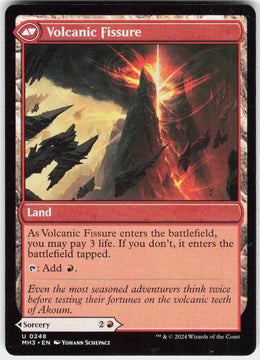 Sundering Eruption // Volcanic Fissure #248 NM