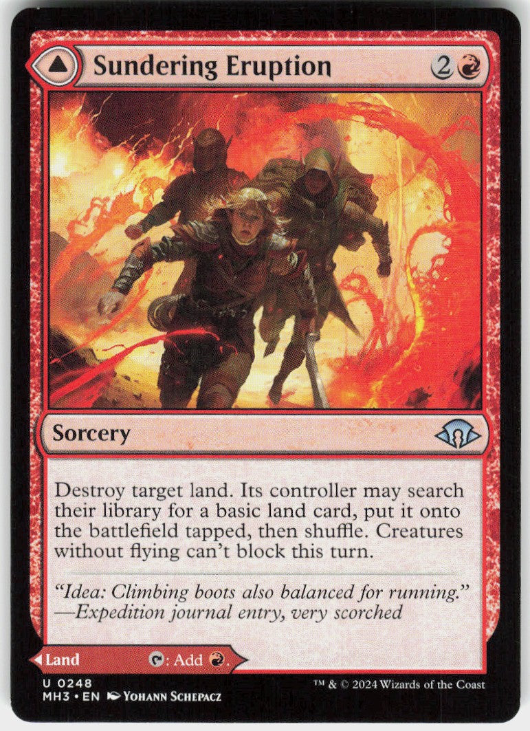 Sundering Eruption // Volcanic Fissure #248 NM