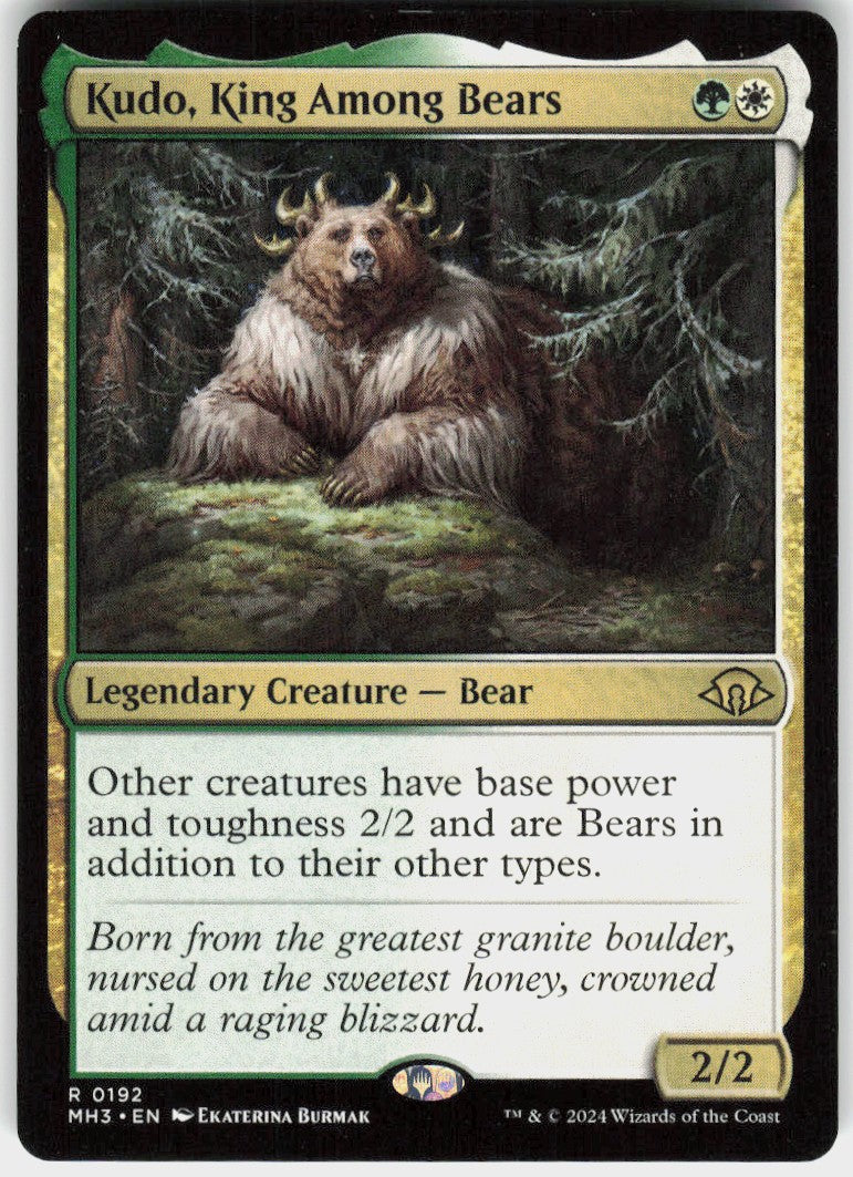 Kudo, King Among Bears #192 NM