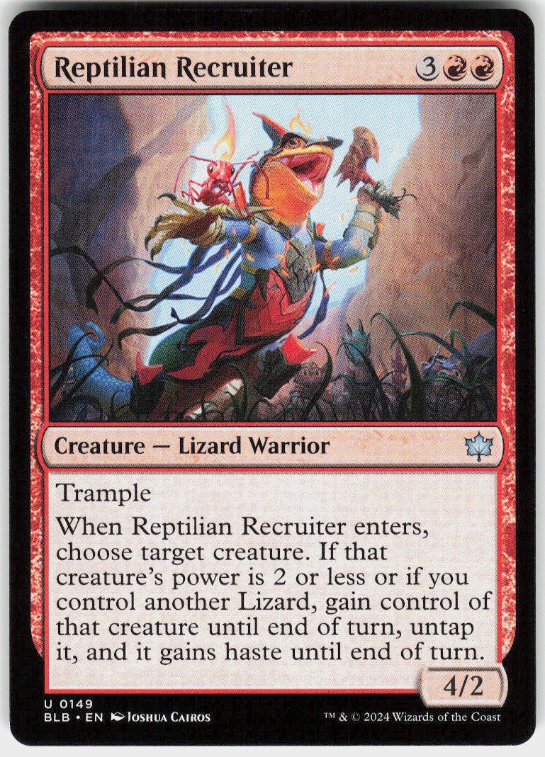 Reptilian Recruiter #149 NM