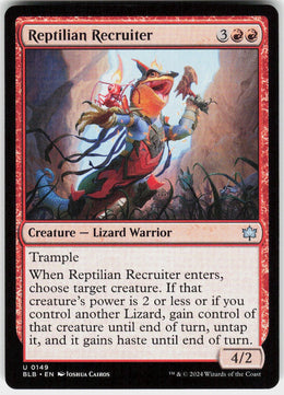 Reptilian Recruiter #149 NM