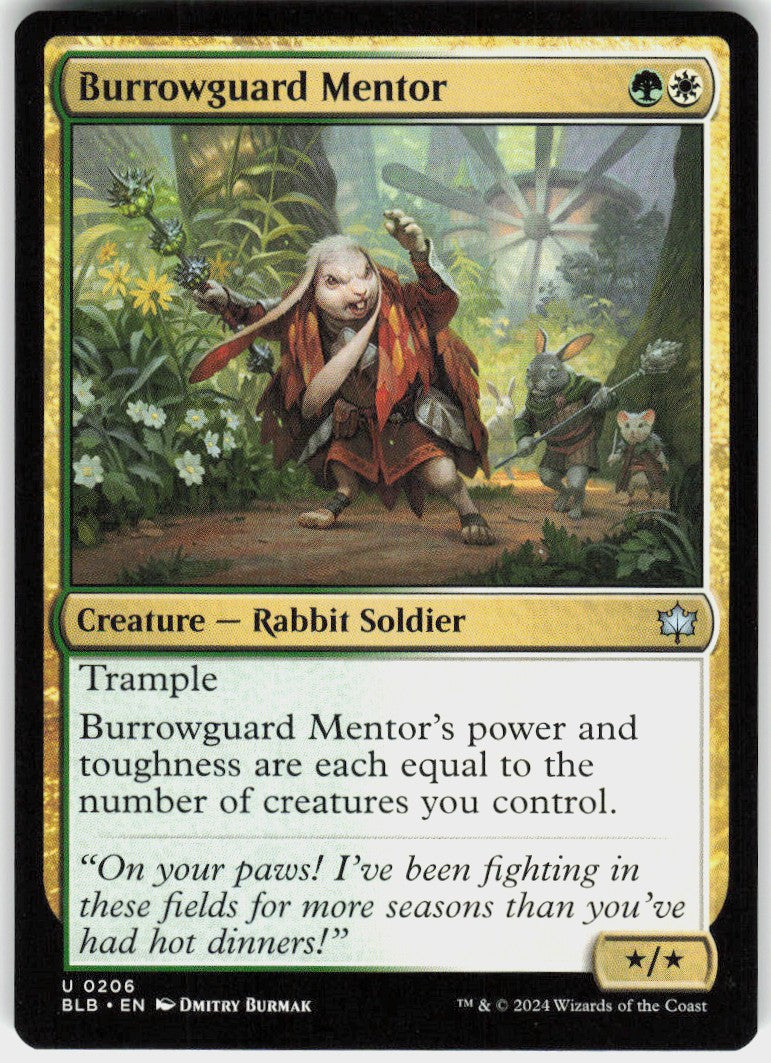 Burrowguard Mentor #206 NM
