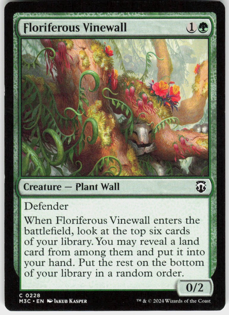 Floriferous Vinewall #228 NM