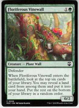 Floriferous Vinewall #228 NM