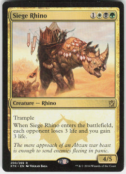 Siege Rhino #200 NM