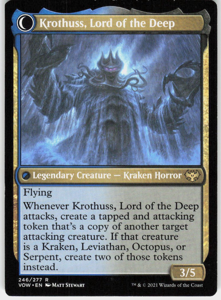 Runo Stromkirk // Krothuss, Lord of the Deep #246 NM