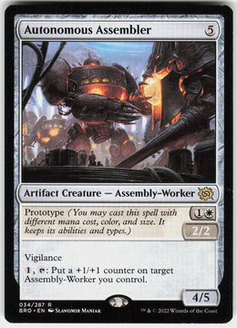 Autonomous Assembler #34 NM