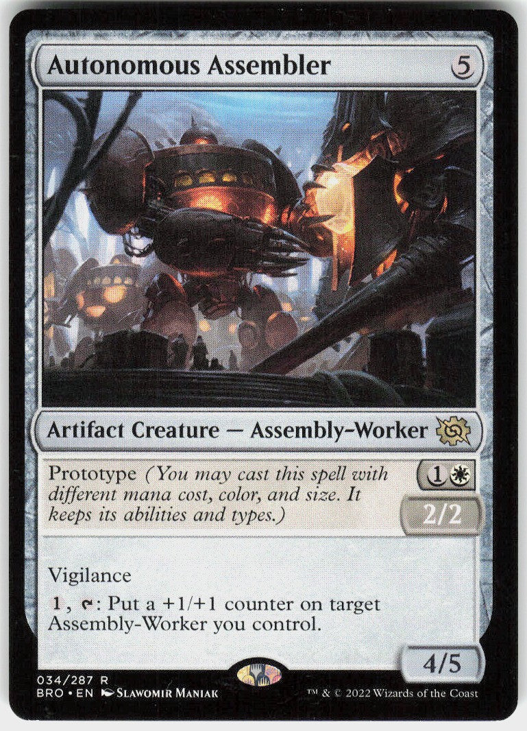 Autonomous Assembler #34 NM