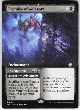Promise of Aclazotz // Foul Rebirth #52 NM