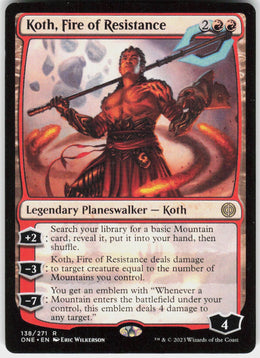 Koth, Fire of Resistance #138 NM