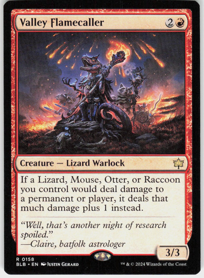 Valley Flamecaller #158 NM